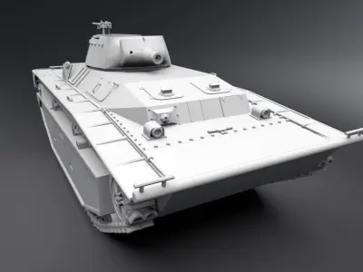 LVT A 5 Scale model 3D print model