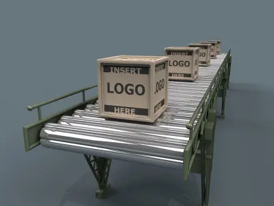 Conveyor Belt A 3D model