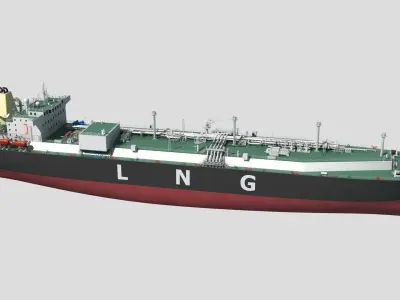 LNG Ship 3D model