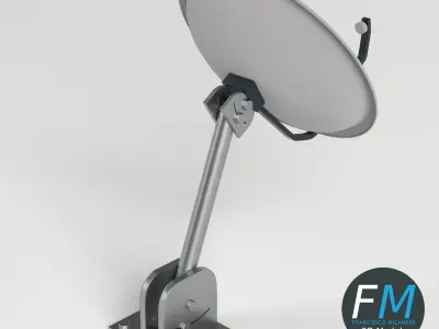 Satellite dish 3D model purchase