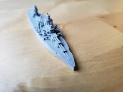 US Wyoming Class Battleship 3D print model