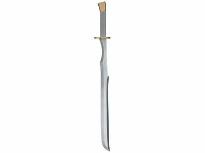 Sword 36 Low-poly 3D model