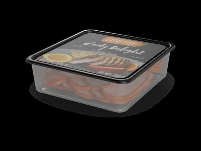 Dried meats Smoked Turkey Breast 3D model