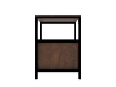 Bedside table Kempst Metal Nightstand way fair Free 3D model