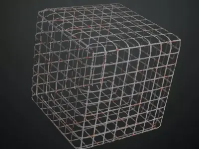 Rusted Industrial Wire Mesh Walkway PBR Seamless Texture