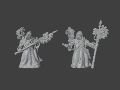 Imperial Techpriest 3D print model