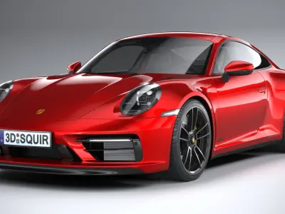 Porsche 911 992 Carrera GTS 2022 3D model