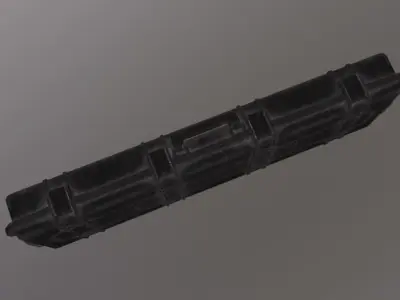 GunCase Low-poly 3D model