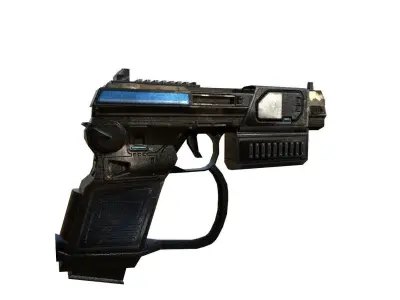 Gun 3d model 3D model buy