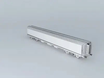 Eco Rail Track PullMan Dummy Old Steam Days Free 3D model