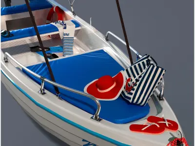 Leisure boat 3D model