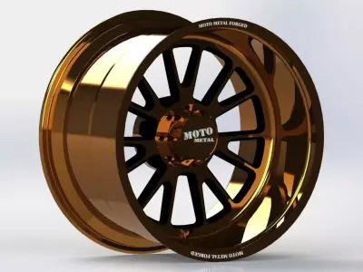 MOTO METAL-MO401 Rim 3D model