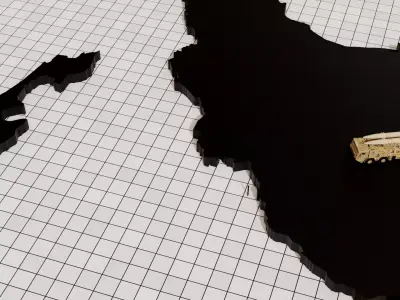 Iran-Israel War Maps for Content Creation 3D model