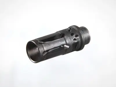 WARCOMP-556-CTN Flash Hider Low-poly 3D model