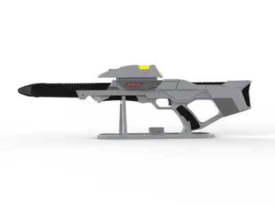 Type 3B Phaser Star Trek First Contact - Commercial - STL 3D print model