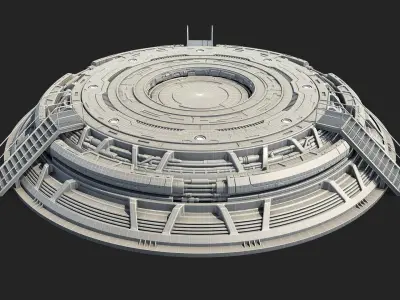 Sci-Fi Mecha Platform Kit Vol 02 3D model purchase