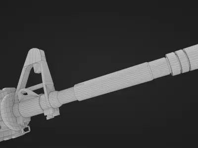 FREE Colt M4 Free low-poly 3D model