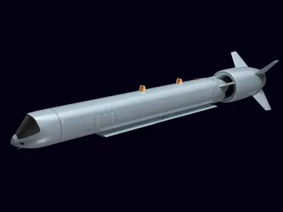 Wind Demon missile 3D model