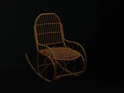 rocking chair 3D model order
