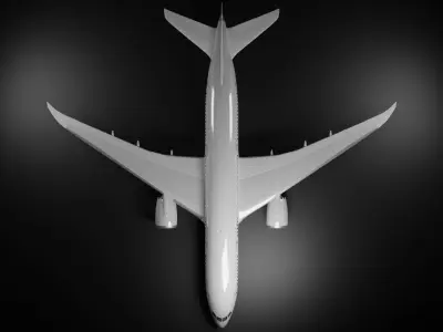 Boeing 787-8 airplane plane aircraft 3D model