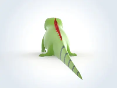 Iguana 3D model