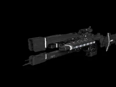 Paris Class Heavy Frigate 3D model