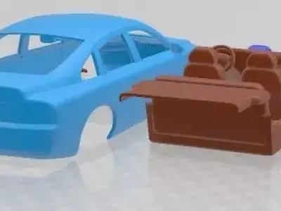 Volvo ECC 1992 Printable Car  3D print model