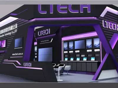 Exhibition - Area -6X18-3DMAX2009-021 3D model