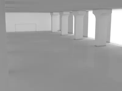 Sci Fi Warehouse 3D model purchase