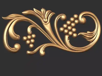 Church cornice 3D print model