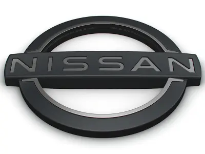 nissan logo 3D model V1