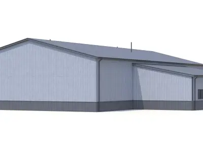 Industrial Building 59 PBR Low-poly 3D model