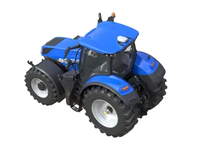 New Holland T7315 Tractor Low-poly 3D model