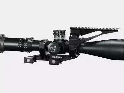 The Nightforce ATACR 7-35x56mm Low-poly 3D model