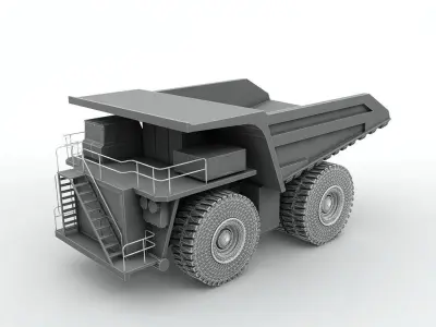 Dump Haul Truck 930E 3D model