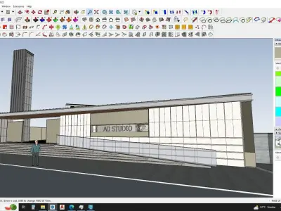 A Virtual Voyage in Contemporary Art - Museum 3D Model 3D model
