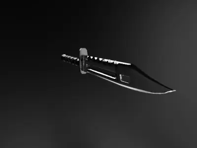 Knife combat 3D model