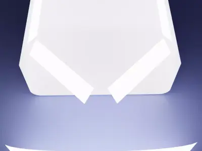Photography Background Studio with Lightning Low-poly 3D model