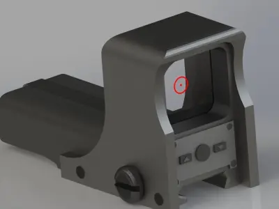 Glock Converter Docking Equipment Glock to SMG 3D model