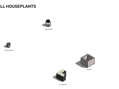 Houseplants - Revit 3D model