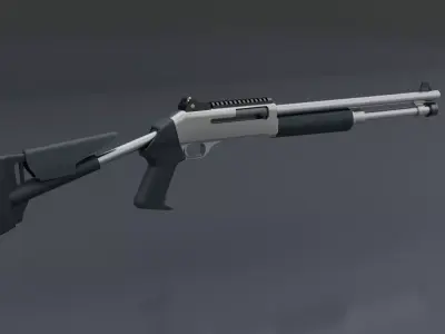 Shotgun 3D model 17