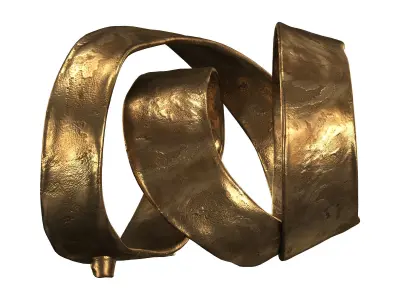 Curled Sculpture 3D model