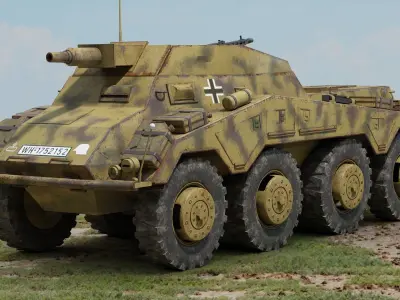 SdKfz 234 3 3D model