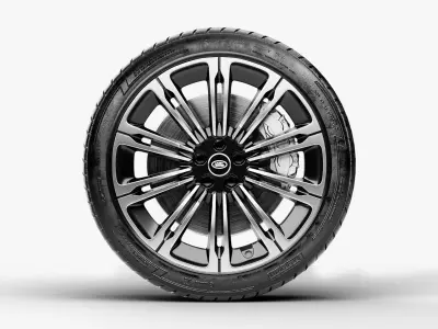 Range Rover Velar wheel 3D model