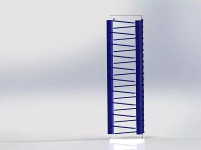 Rube Goldberg Waterfall Free 3D model