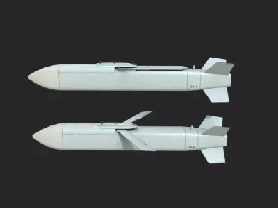 TL-500 GB-6 TL500 GB6 JSOW Glider bomb Low-poly 3D model