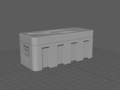 Boxing storage box Free 3D model