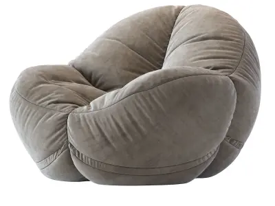 Cloth Bean Bag Chair 3D model