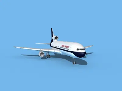 Lockheed L1011 Tristar Experience 3D model