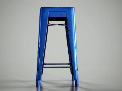 stool Free low-poly 3D model